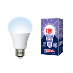 Лампочка Лампа светодиодная E27 25W 6500K матовая LED-A70-25W/6500K/E27/FR/NR UL-00004471 Volpe