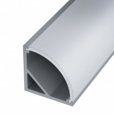 Профиль для ленты Профиль угловой алюминиевый с рассеивателем ST-Luce ST017.129.03