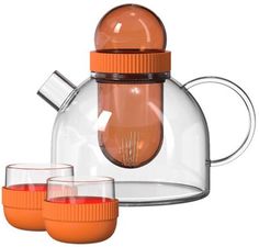 Чайник заварочный KissKissFish BoogieWoogie Teapot with cups