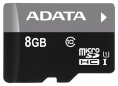 Карта памяти 8GB ADATA AUSDH8GUICL10-RA1