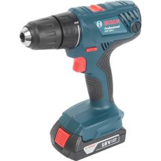 Дрель-шуруповерт аккумуляторная Bosch GSR 180, 18 В Li-ion 2x1.5 Ач