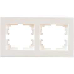 Двухместная горизонтальная рамка Lezard