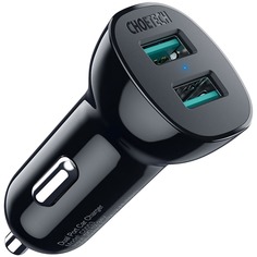 Автомобильное зарядное устройство Choetech C0051-V5 (2xUSB), чёрный