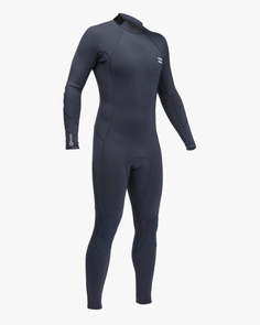 Мужской Гидрокостюм С Застежкой-Молнией На Спине 3/2Mm Absolute Graphite Billabong