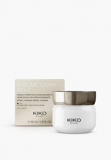 Крем для лица Kiko Milano ночной, Sublime Youth Night, 50 мл