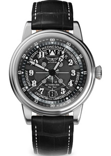 Швейцарские наручные мужские часы Aviator V.3.36.0.284.4. Коллекция Douglas Day-Date