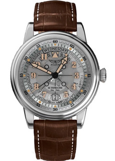 Швейцарские наручные мужские часы Aviator V.3.36.0.286.4. Коллекция Douglas Day-Date