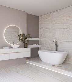 Ванна из литьевого мрамора 170x72 см NT Bagno Bergamo NT202