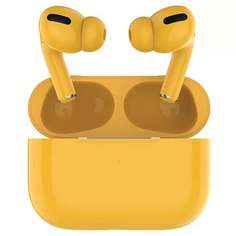 Наушники Barn&Hollis с микрофоном (TWS) B&H-13, желтый