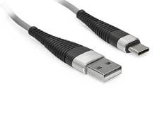 Кабель CBR USB - microUSB 2.1A 1m CB 500 Silver