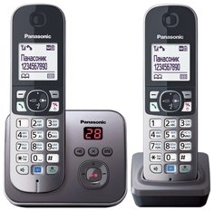 Радиотелефон Panasonic KX-TG6822RUM серый
