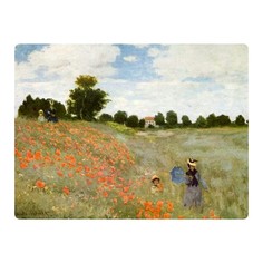 Набор подставок GenLex Поле маков 4 шт пробка