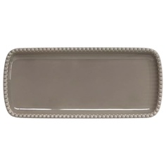Блюдо прямоугольное Easy life Темно-серый Tiffany 36х16 см