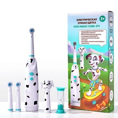 CLEARDENT Электрическая зубная щетка детская KIDS MAGIC CARE-371, Далматинец Джой