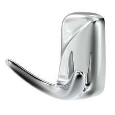 Крючки и планки для ванной комнаты крючок двойной FORA Flower настенный хром