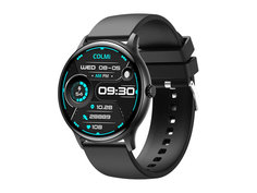 Умные часы Colmi i10 Silicone Strap Black-Black