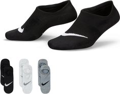 Женские носки Everyday Plus Lightweight Training Footie Socks 3-Pack Nike