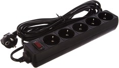 Сетевой фильтр Космос FKsm5m-5g(B) черный на 5 гнезд