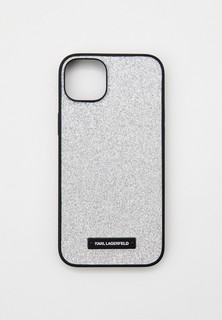 Чехол для iPhone Karl Lagerfeld 14 Plus с мерцающей поверхностью