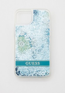 Чехол для iPhone Guess 14 Plus с жидкими блестками