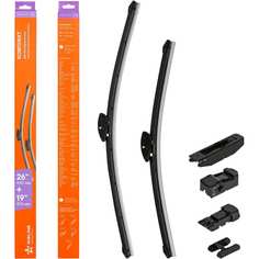 Бескаркасные щетки стеклоочистителя C-Max 07/10, Mondeo 07/13, Velar Airline