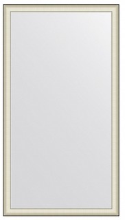 Зеркало напольное 109х200 см белая кожа с хромом Evoform Definite floor BY 6042