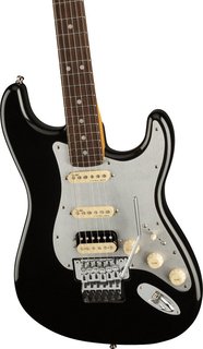 ULTRA LUXE Stratocaster HSS FR RW Mystic Black Fender