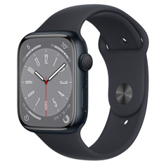 Apple Watch Series 8 GPS 41mm, спортивный ремешок цвета тёмная ночь, IP6X)