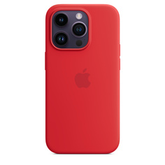 Чехол-накладка Apple MagSafe для iPhone 14 Pro, силикон, (PRODUCT)RED