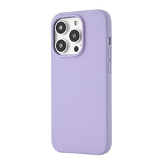 Чехол-накладка uBear Touch Mag Case для iPhone 14 Pro, силикон, фиолетовый