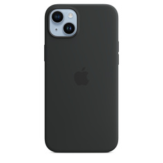 Чехол-накладка Apple MagSafe для iPhone 14 Plus, силикон, черный