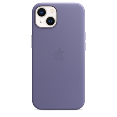 Чехол-накладка Apple MagSafe для iPhone 13, кожа, сиреневая глициния
