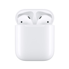 Беспроводные наушники Apple AirPods (2019) в зарядном футляре, белый