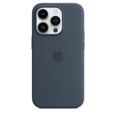 Чехол-накладка Apple MagSafe для iPhone 14 Pro, силикон, штормовой синий