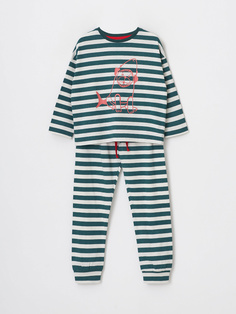 Пижама в полоску для мальчиков (принт, 104-110) Sela