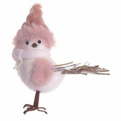 Изделие декоративное Птичка в розовой шапке, 12 х 5 х 13 см Remeco