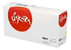Картридж SAKURA TN321Y для Brother, желтый, 1500 к. HL-8250/HL-8350/DCP-8400/DCP-8450/MFC-8650
