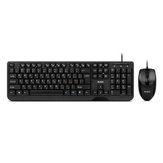 Набор клавиатура + мышь SVEN KB-S330C черные (USB, 104 кл., 3кн., 1200 dpi)