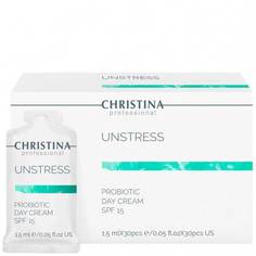 Дневной крем с пробиотическим действием Christina Unstress-Probiotic day cream SPF-15 1,5 мл х 30 шт
