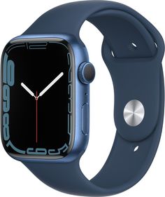 Умные часы Apple Watch Series 7 A2474 45мм синий (MKN83LL/A)