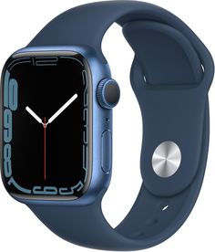 Умные часы Apple Watch Series 7 A2473 41мм синий (MKN13LL/A)