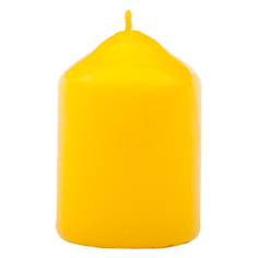 Свеча бочонок Антей-Кэндл классик 10х7 см желтая