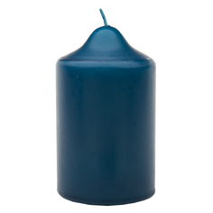 Свеча бочонок Антей-Кэндл классик 10х7 см синяя