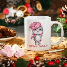 Кружка керамика, 350 мл, Кролик, МФК, MFK09091