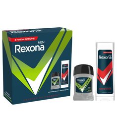 Набор подарочный для мужчин, Rexona, Men Purpose, антиперсперант + гель для душа