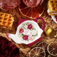 Подставка для чайных пакетиков, доломит, фигурная, Daniks, Bliss