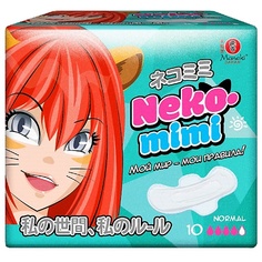 Прокладки гигиенические MANEKI Прокладки женские гигиенические дневные серия Neko-Mimi 10