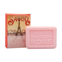 Мыло твердое LA SAVONNERIE DE NYONS Гостевое мыло с розой Эйфелева башня 25.0