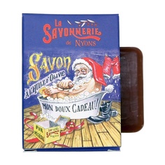Мыло твердое LA SAVONNERIE DE NYONS Гостевое мыло с хлебом с пряностями Дед Мороз в ванной 25
