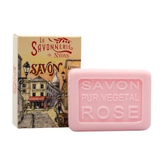 Мыло твердое LA SAVONNERIE DE NYONS Гостевое мыло с розой Монмартр 25.0
